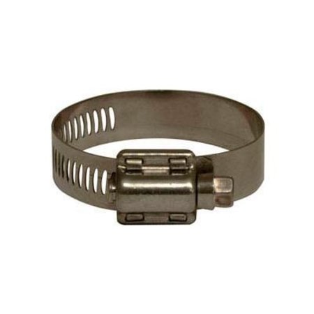 APACHE Apache 3/4" - 1-3/4" 301 Stainless Steel Worm Gear Clamp w/ 9/16" Wide Band 48003001